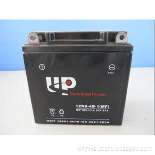 Dry Charged 12N9-4B-1 valve regulated lead acid 12v 9ah bat